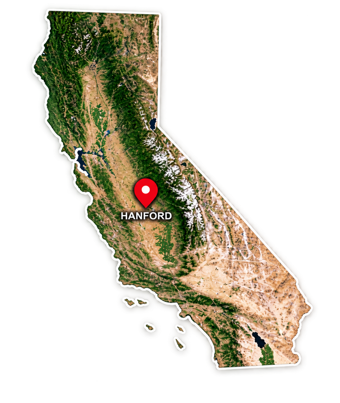 Hanford California warehouse location